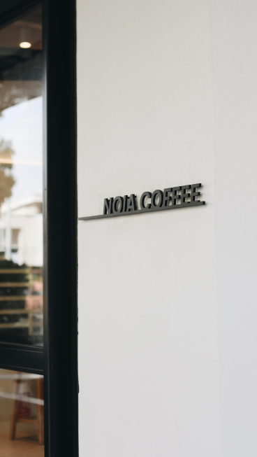 NOIA COFFEE shop sign